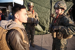 Crisis Response Forces Hones Evacuation Skills  (1) of (3)