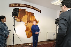 AFRICOM hosts former Secretary of State Madeleine Albright