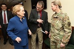 AFRICOM hosts former Secretary of State Madeleine Albright