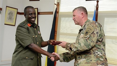 USARAF commander meets with Uganda chief of defense, discusses security initiatives