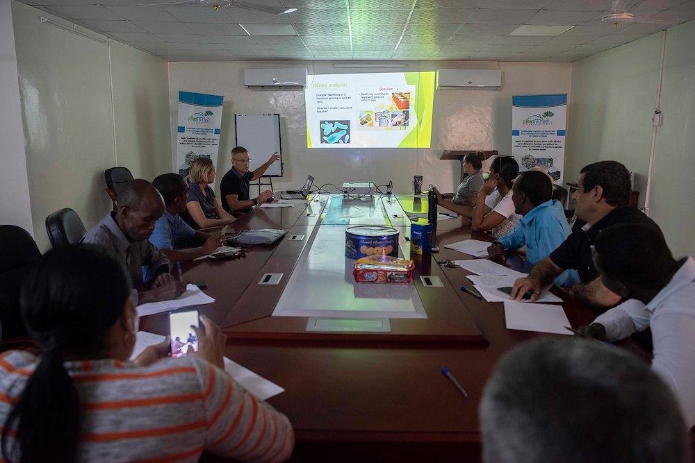 411th CAB veterinarians host seminar for Djiboutian veterinarians and sanitary inspectors