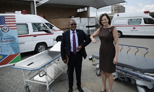 U.S. Embassy Donates Ambulances, Medical Equipment for COVID-19 Response