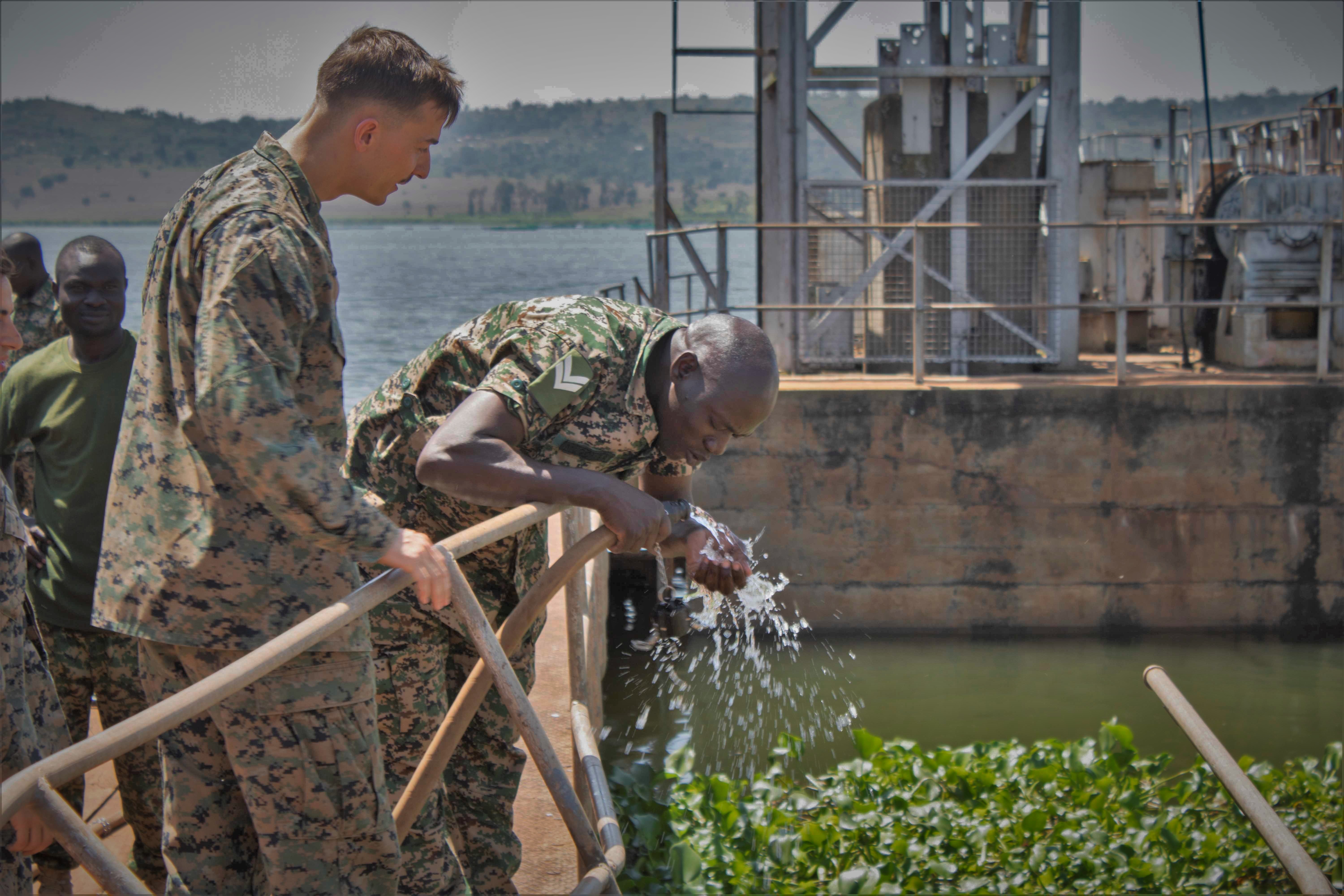 U.S. Marines support Uganda People's Defence Force