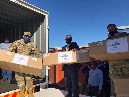 U.S. Embassy delivers medical equipment to the Kingdom of  Eswatini