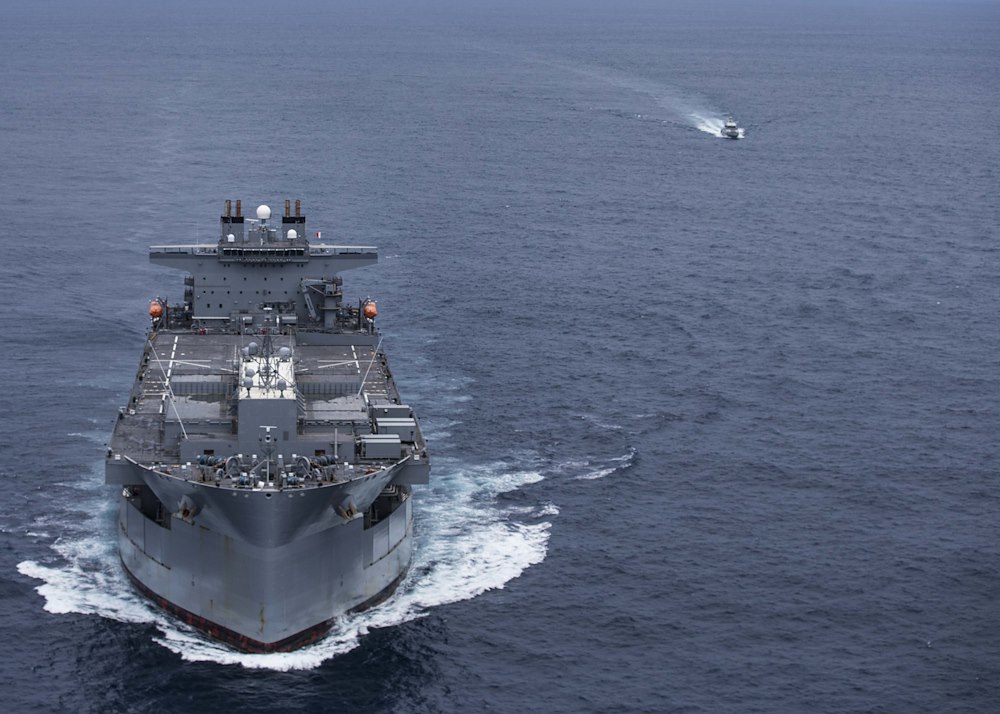 USS Hershel ‘Woody’ Williams operates with the Senegalese Navy