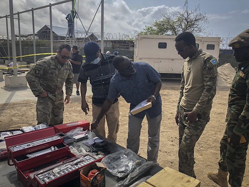 Armored Personnel Carriers complement Somalia security forces in fight against al-Shabaab