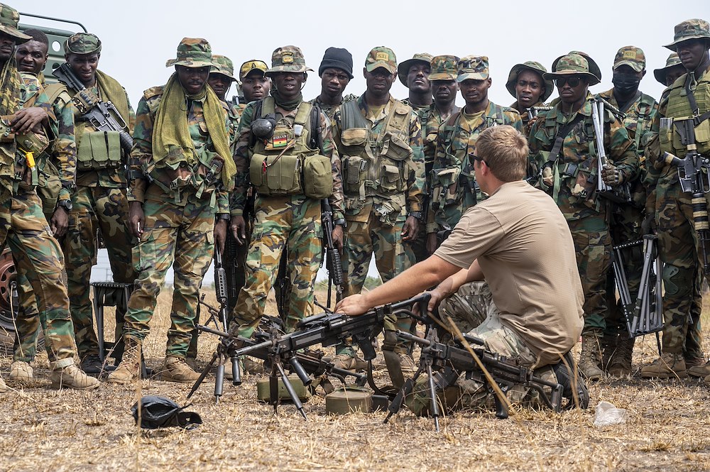 U.S. Africa Command Special Operations Forces train alongside partners in Ghana