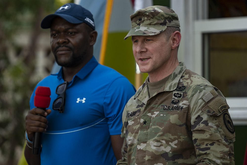 CJTF-HOA, partners build school library