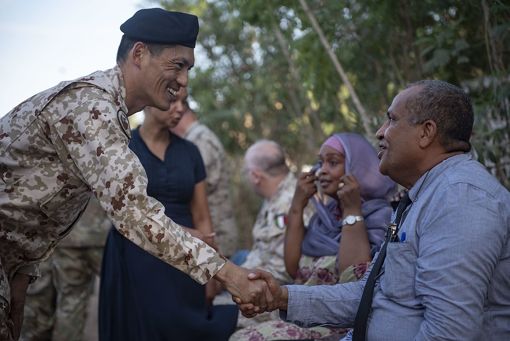 CJTF-HOA, partners build school library