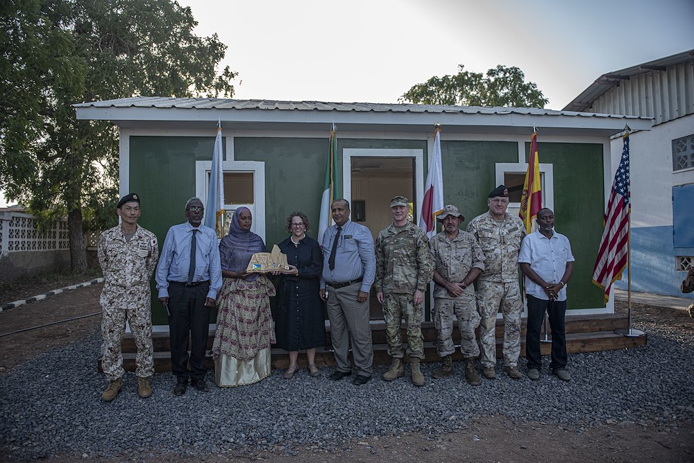 CJTF-HOA, partners build school library