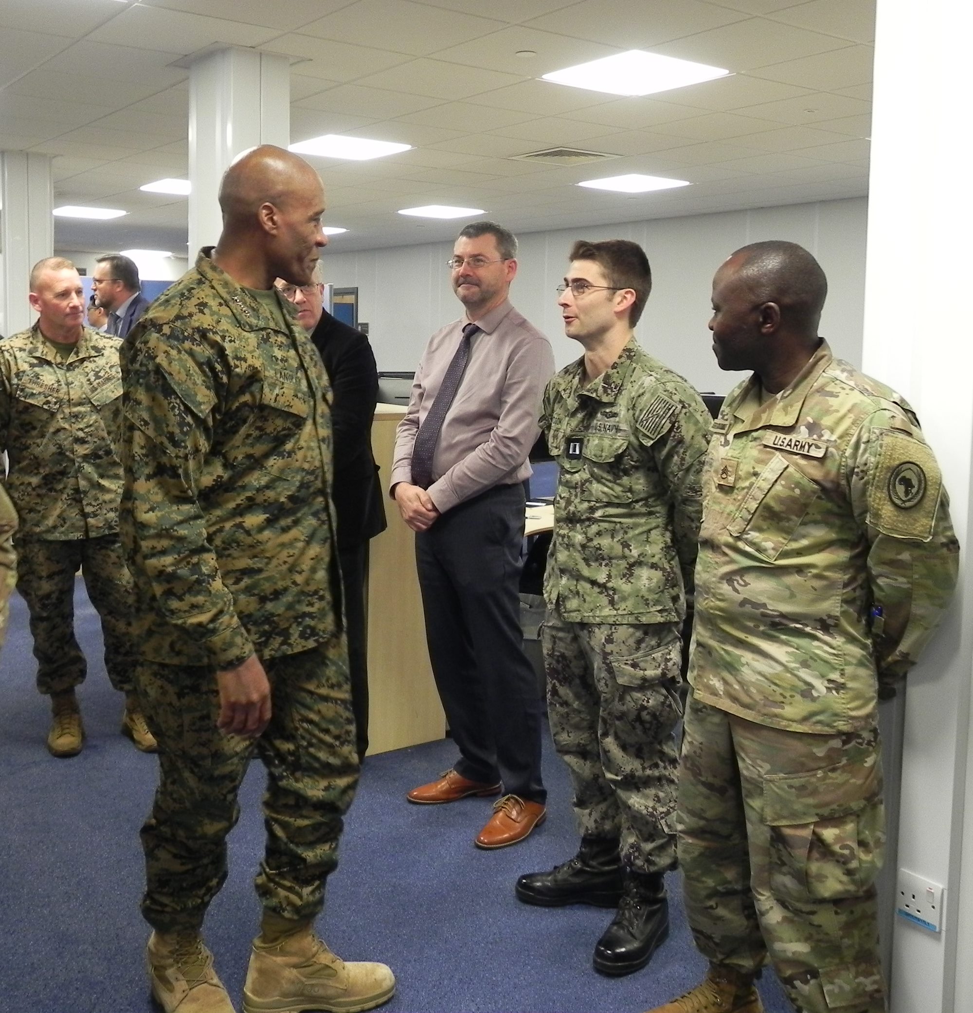 U.S. Africa Command team visits RAF Molesworth's Joint Intelligence Command