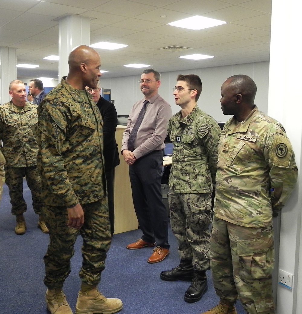 U.S. Africa Command team visits RAF Molesworth's Joint Intelligence Command