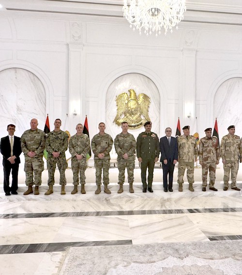 Gen. Dagvin Anderson Marks First Visit to Libya; Stresses Unity and Peace Among Leaders