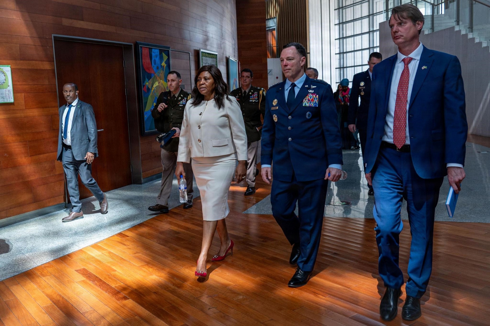 One Mission, United by Partnership, Established by Sacrifice – AFRICOM Commander, Command Senior Enlisted Leader Lead Wreath Laying Ceremony at African Union Headquarters