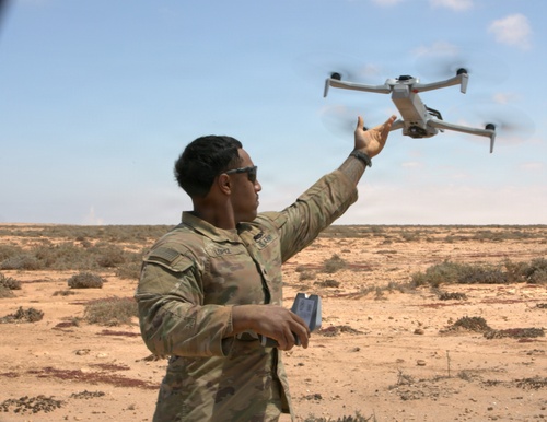 US Soldiers test autonomous systems during African Lion 26 in Morocco