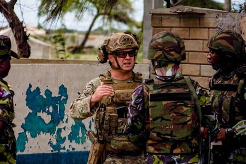 Kenyan, U.S. Forces conduct first combined base defense exercise at Manda Bay