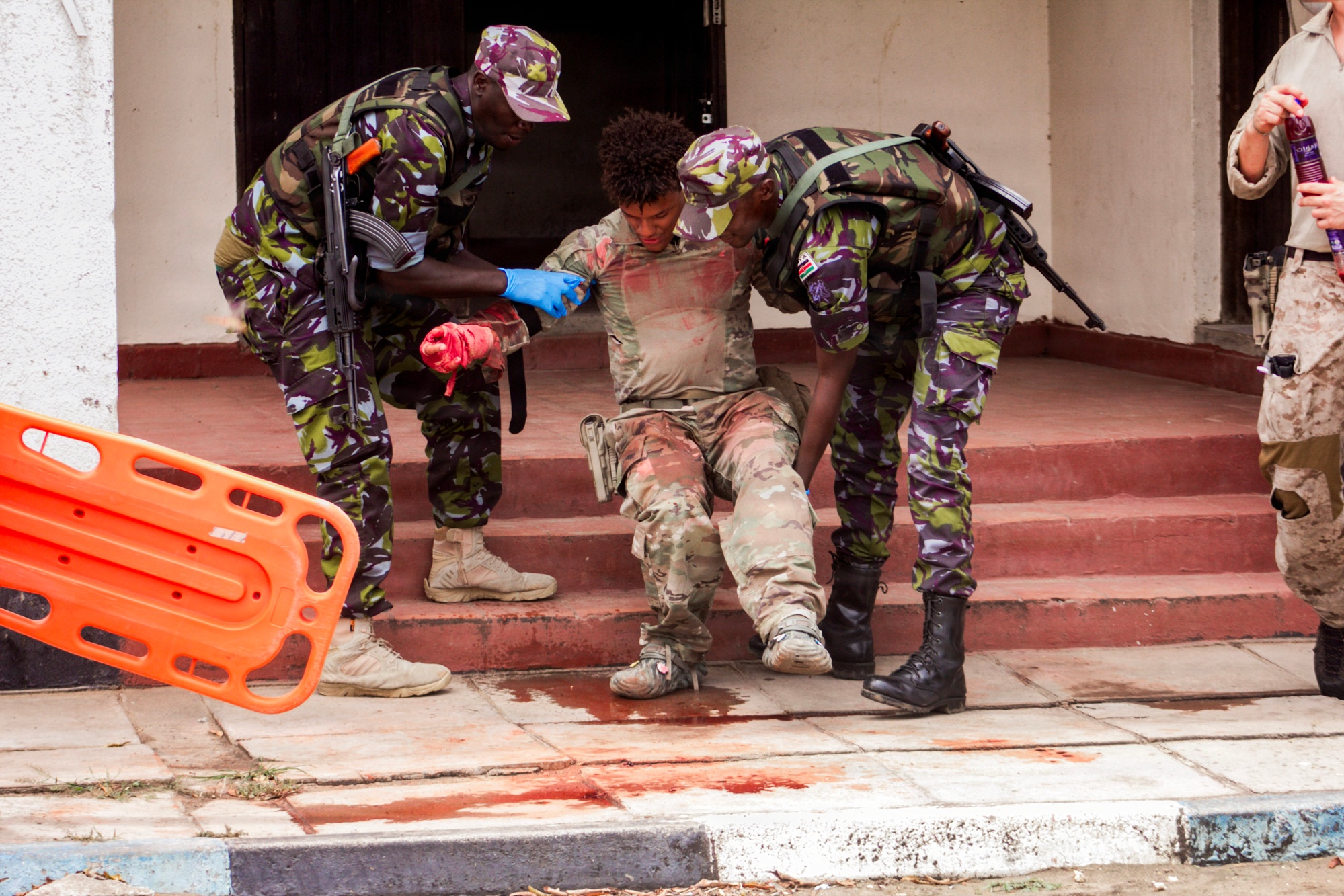 Kenyan, U.S. Forces conduct first combined base defense exercise at Manda Bay