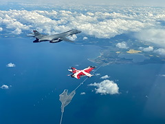 Bomber Task Force conducts Baltic mission with B-1 Lancers