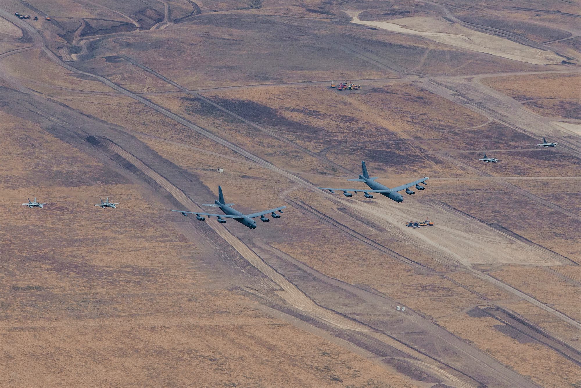 U.S. bombers arrive in Romania for Bomber Task Force 24-4